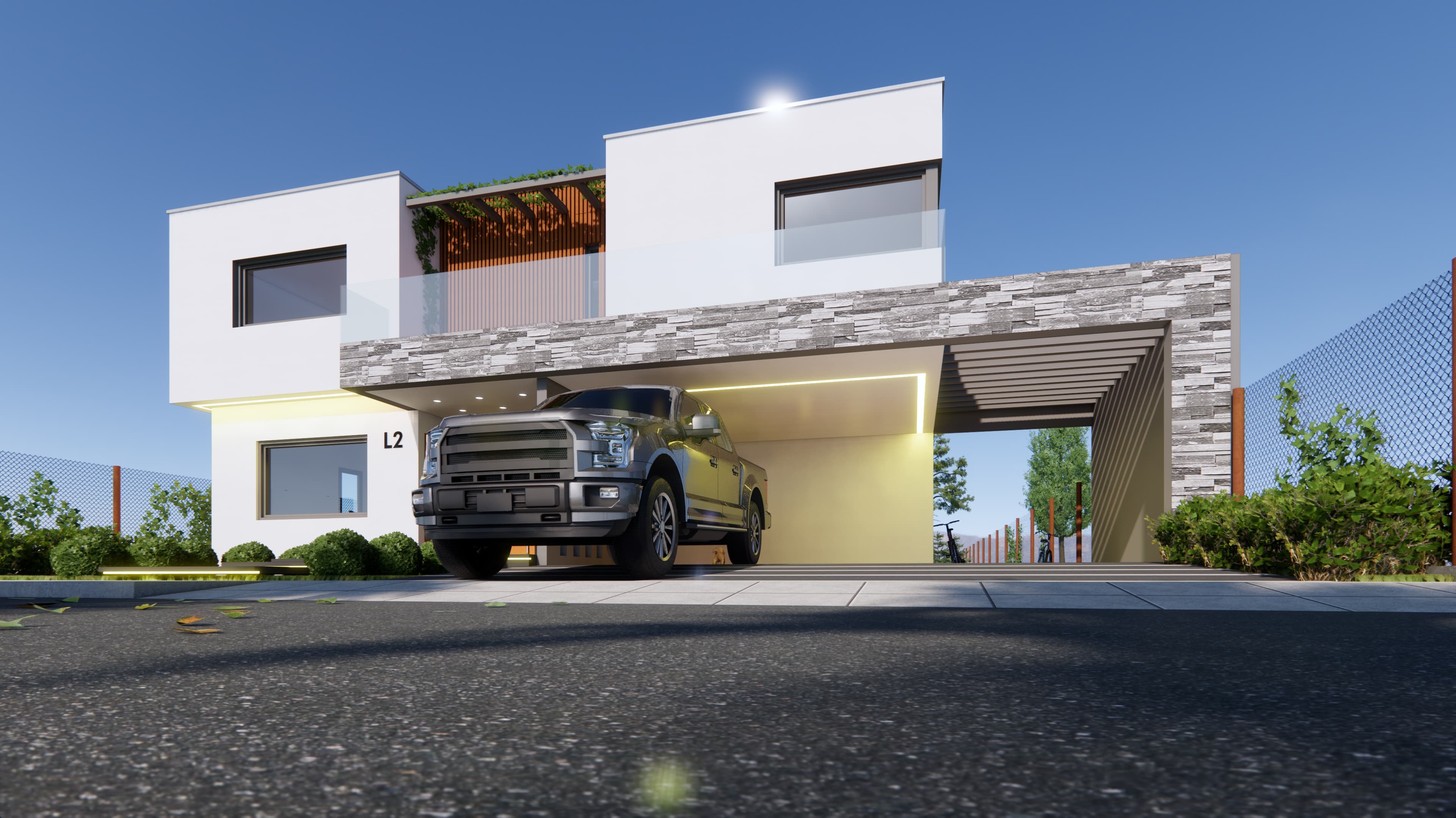 Vivienda unifamiliar en Bº Rulcahue, Maipú - Furiassi Arquitectos